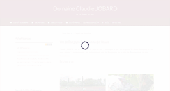 Desktop Screenshot of domaineclaudiejobard.fr